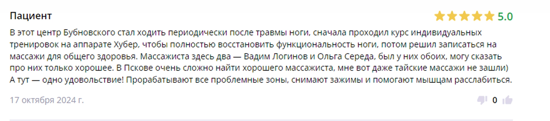 Отзывы Отзывы